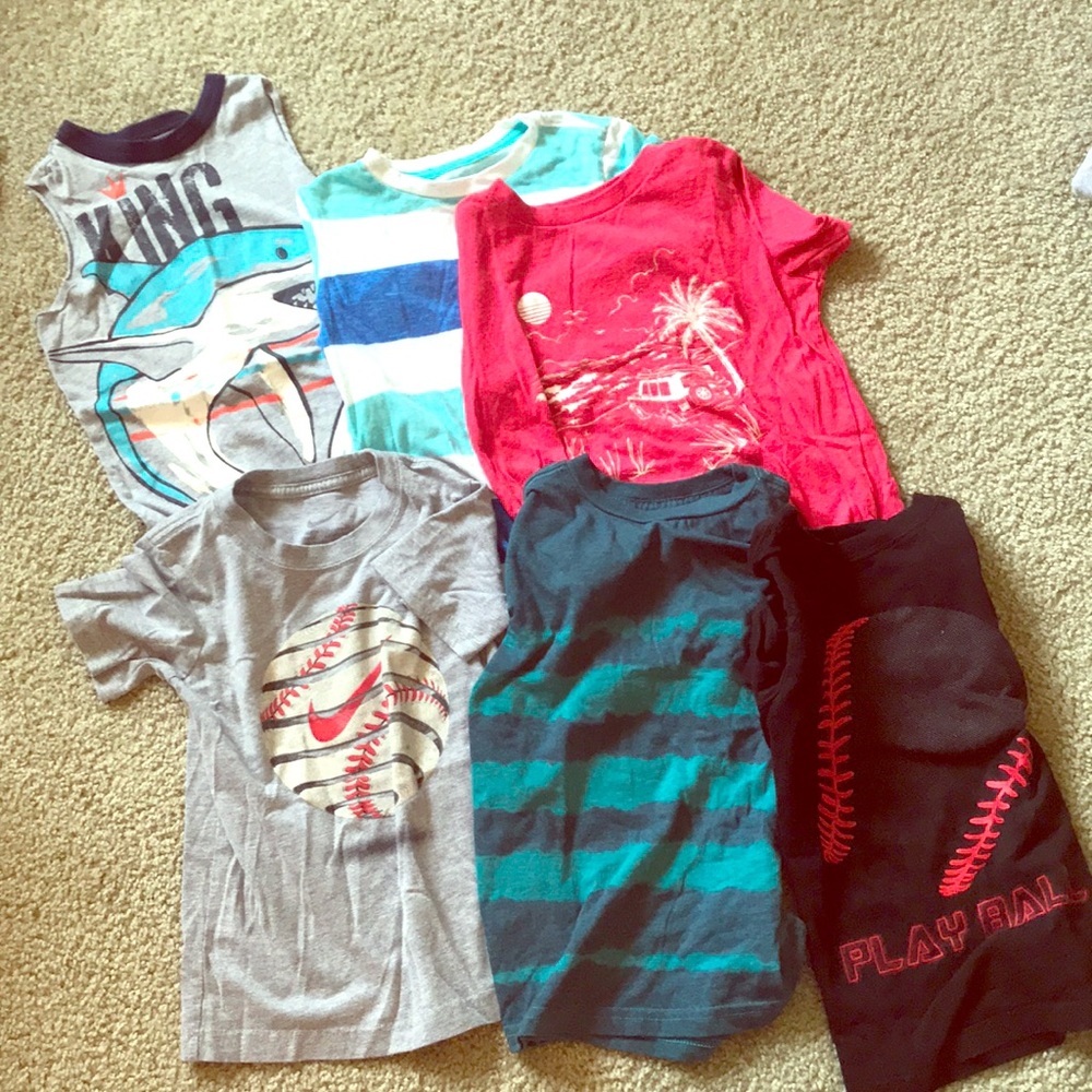 Lot of boys shirts. Super cute. Great condition